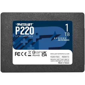 DISQUE DUR INTERNE PATRIOT SSD P220 SATA III 2.5 1 TO