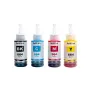 PACK 4 BOUTEILLES D'ENCRE ADAPTABLE EPSON T664