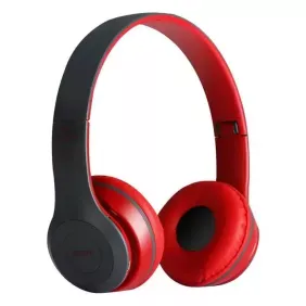 CASQUE BLUTOOTH P47 ROUGE