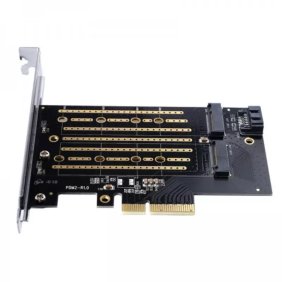 CARTE D’EXTENSION PCI EXPRESS POUR DUAL SSD NVME