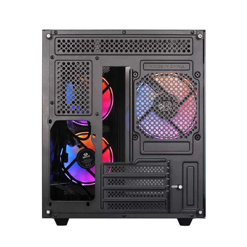 BOÎTIER GAMER REDRAGON PAGOS 2 GC-580 M-ATX 3 FAN ARGB NOIR