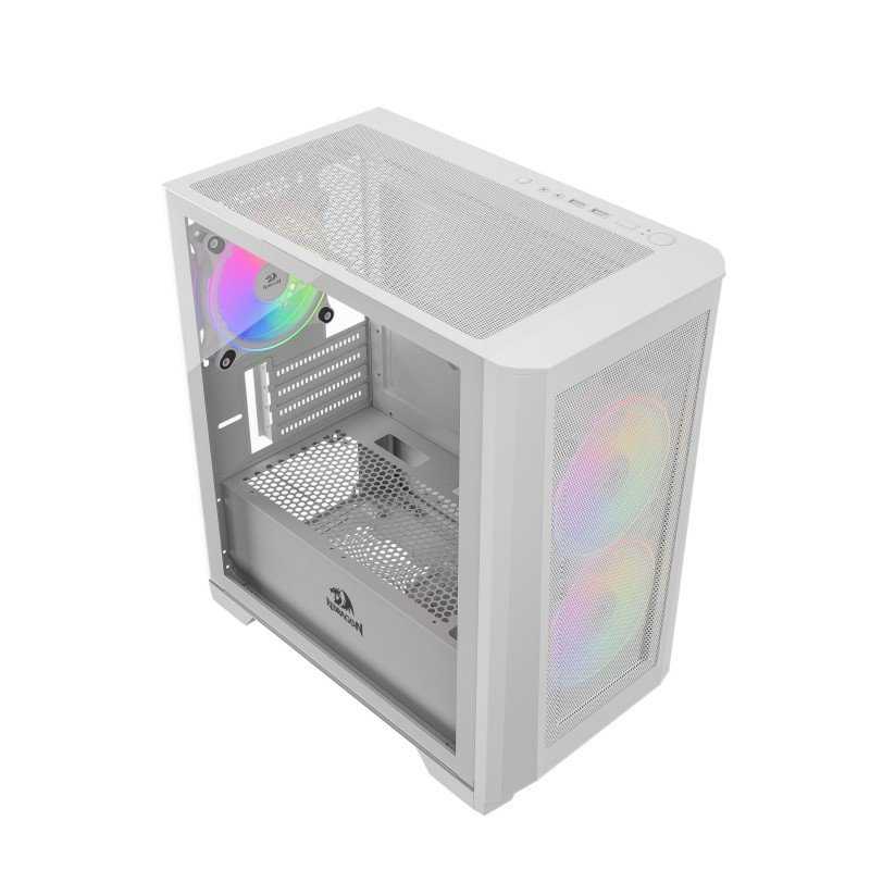 Boîtier Gamer REDRAGON PAKTIS 2B GC-560 M-ATX / 3 FAN ARGB / Blanc
