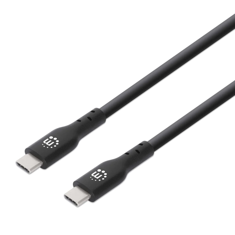 CABLE USB-C VERS USB-C MANHATTAN 2 M HAUT DEBIT - NOIR