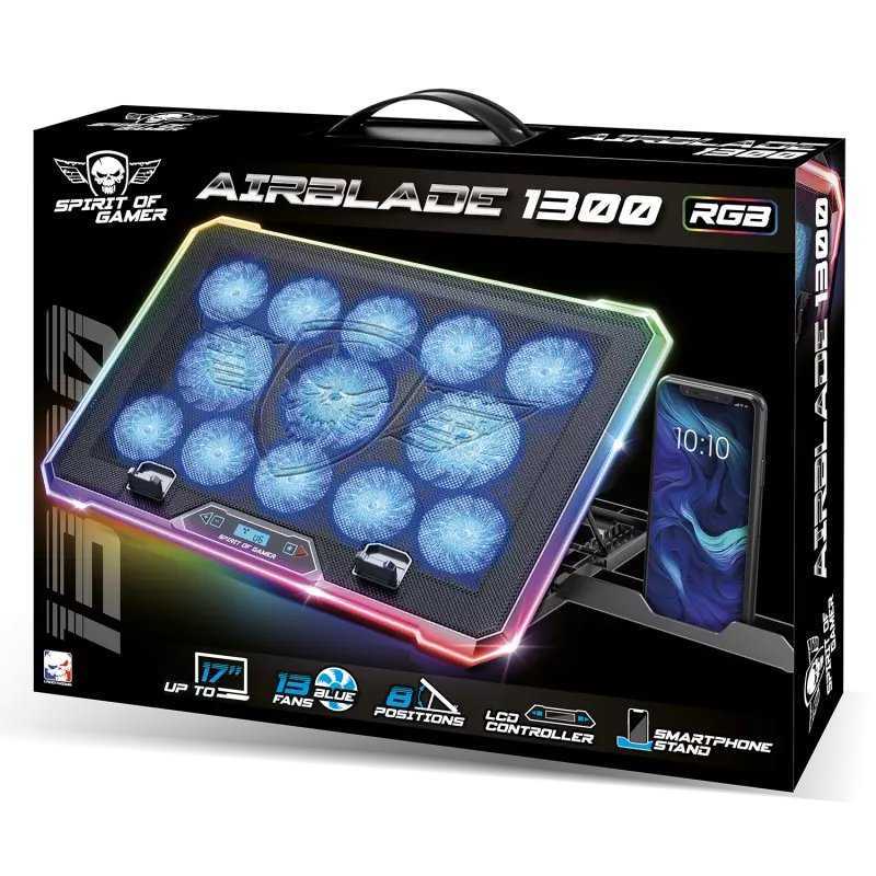 SUPPORT DE REFROIDISSEMENT RGB SPIRIT OF GAMER AIRBLADE 1300 RGB