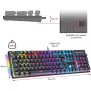 CLAVIER GAMER FILAIRE SPIRIT OF GAMER XPERT-K250 RGB SWITCH ROUGE - NOIR