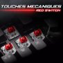 CLAVIER GAMER FILAIRE SPIRIT OF GAMER XPERT-K250 RGB SWITCH ROUGE - NOIR
