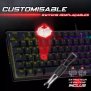 CLAVIER GAMER FILAIRE SPIRIT OF GAMER XPERT-K250 RGB SWITCH ROUGE - NOIR