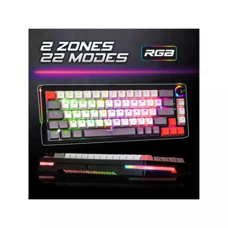 CLAVIER GAMER SANS FIL SPIRIT OF GAMER SOG K600 RGB - NOIR