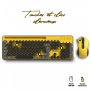 ENSEMBLE CLAVIER ET SOURIS SANS FIL ADVANCE PEPS - JAUNE