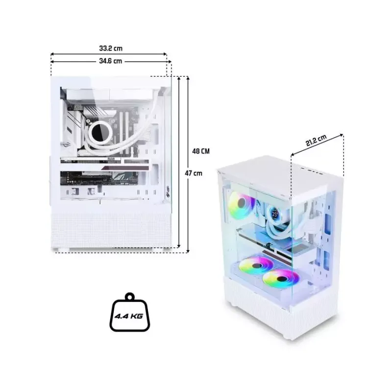BOÎTIER PC GAMER SPIRIT OF GAMER SPECTRA ARTIC ARGB - BLANC