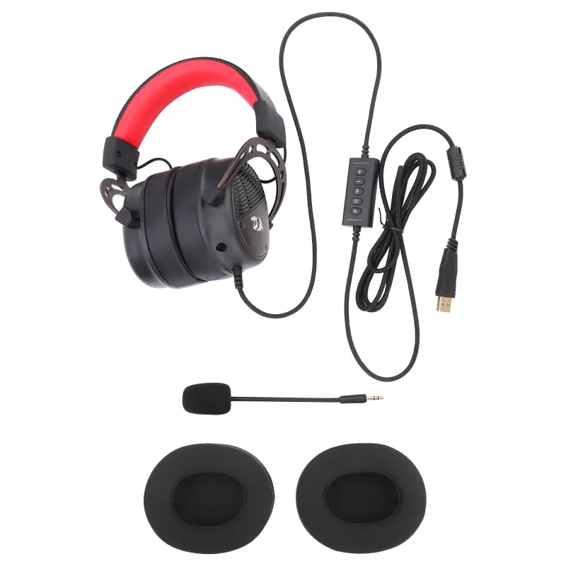 MICRO CASQUE GAMER REDRAGON THORIDAL H730 7.1 BLACK|Cyberinfo