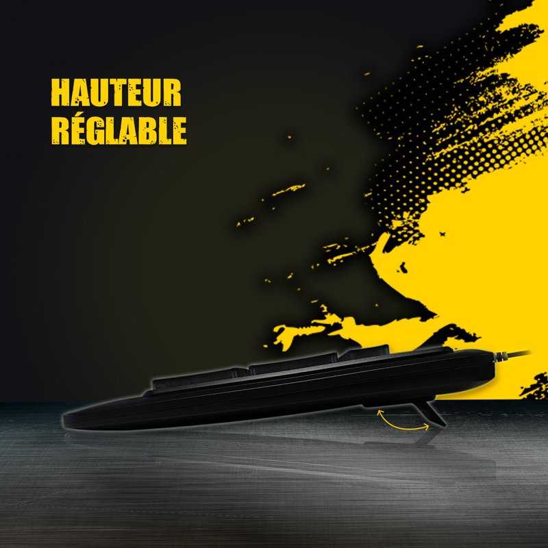 Clavier gaming filaire Advance GTA220 Noir