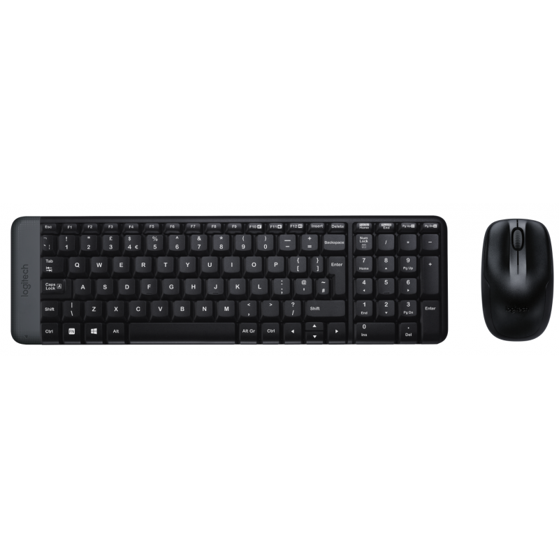 ENSEMBLE CLAVIER SOURIS SANS FIL LOGITECH MK220