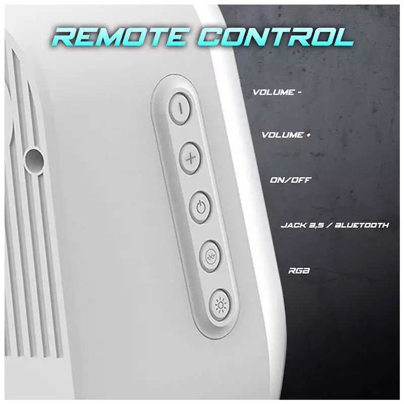 HAUT-PARLEUR GAMER SANS FIL SPIRIT OF GAMER FANATIC 500 RGB – BLANC