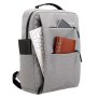 SAC A DOS POUR PC PORTABLE 15.6" BAG 029 - GRIS + PORT USB