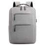 SAC A DOS POUR PC PORTABLE 15.6" BAG 029 - GRIS + PORT USB