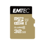 CARTE MEMOIRE 16 GO EMTEC CLASS 10 AVEC ADAPTATEUR
