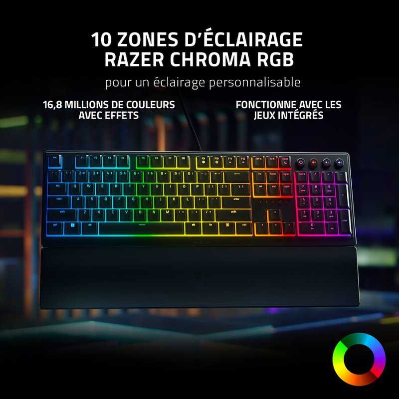 RAZER ORNATA V3 GAMING KEYBOARD - FRENCH LAYOUT
