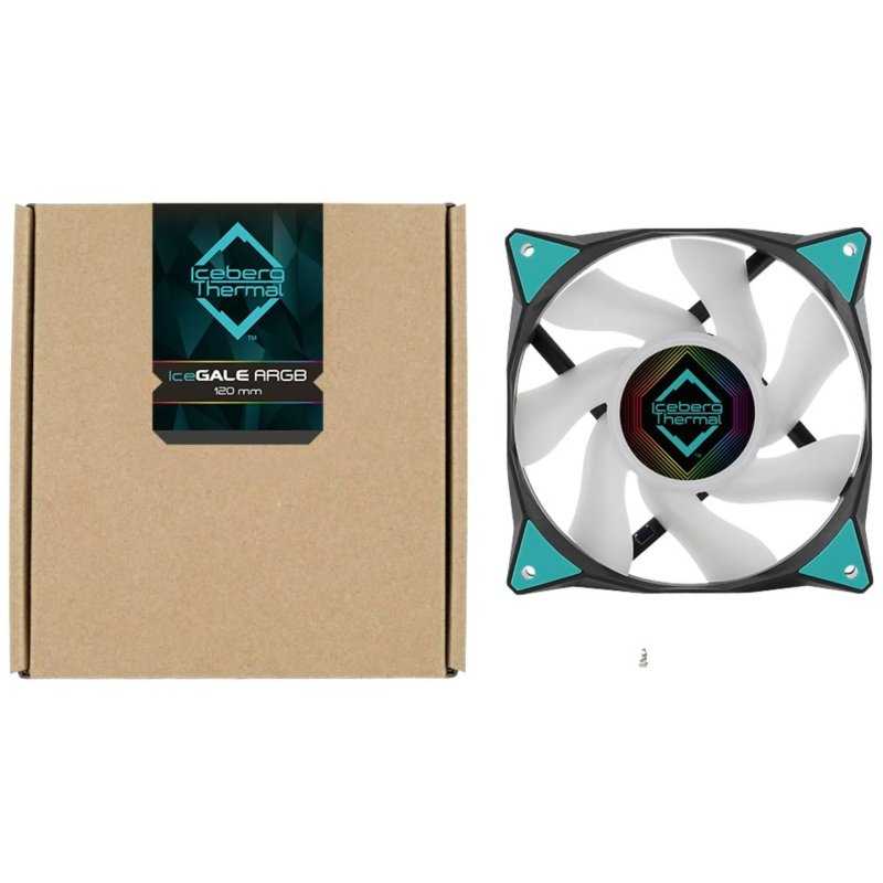 ICEBERG THERMAL ICEGALE ARGB VENTILATEUR POUR PC NOIR