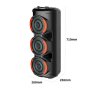 HAUT PARLEUR BLUETOOTH ZQS-3601 AVEC MICROPHONE NOIR