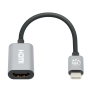 CONVERTISSEUR MANHATTAN USB-C VERS HDMI 4K A 60 HZ / GRIS