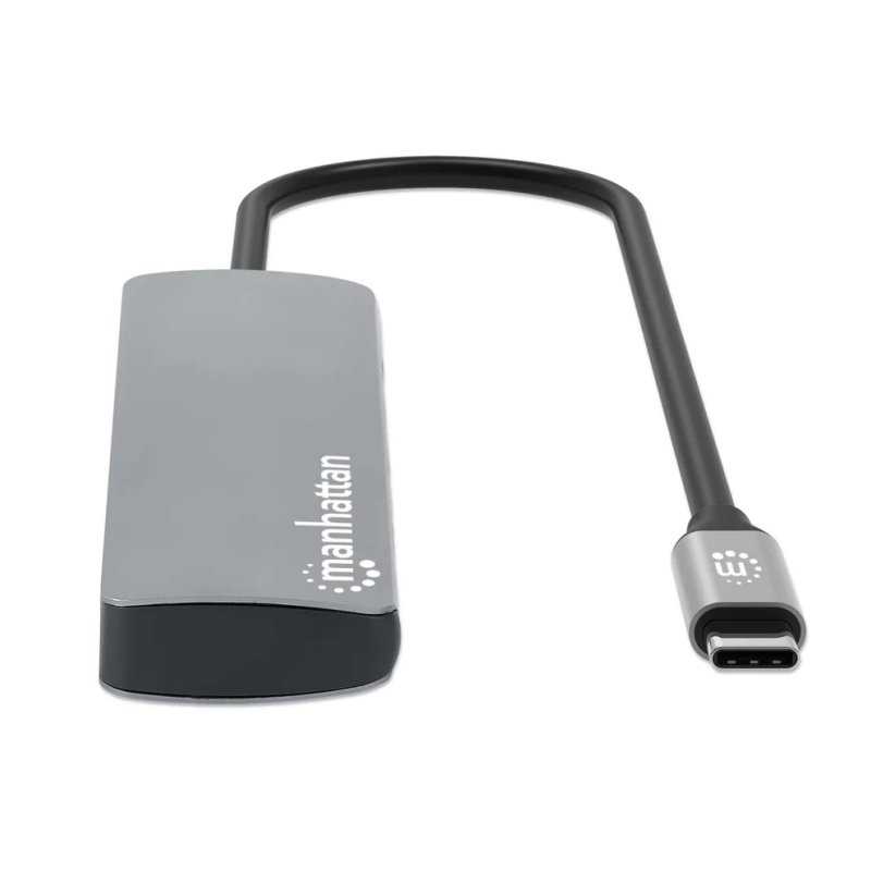 HUB MANHATTAN MULTIPORT USB-C PD 9-EN-1 A HDMI 4K
