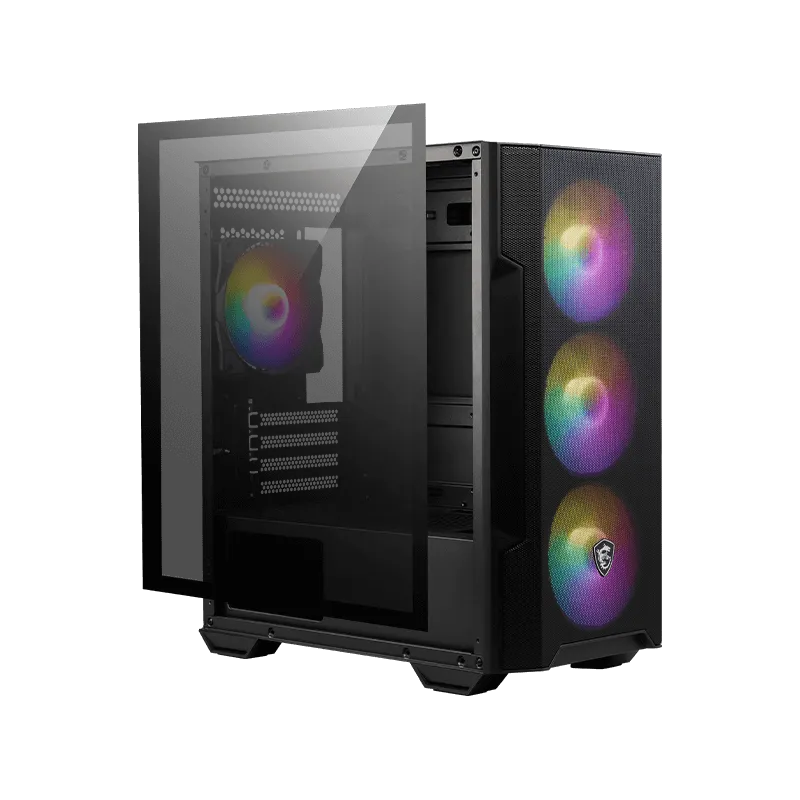 BOÎTIER PC GAMER MSI MAG FORGE M100R - NOIR