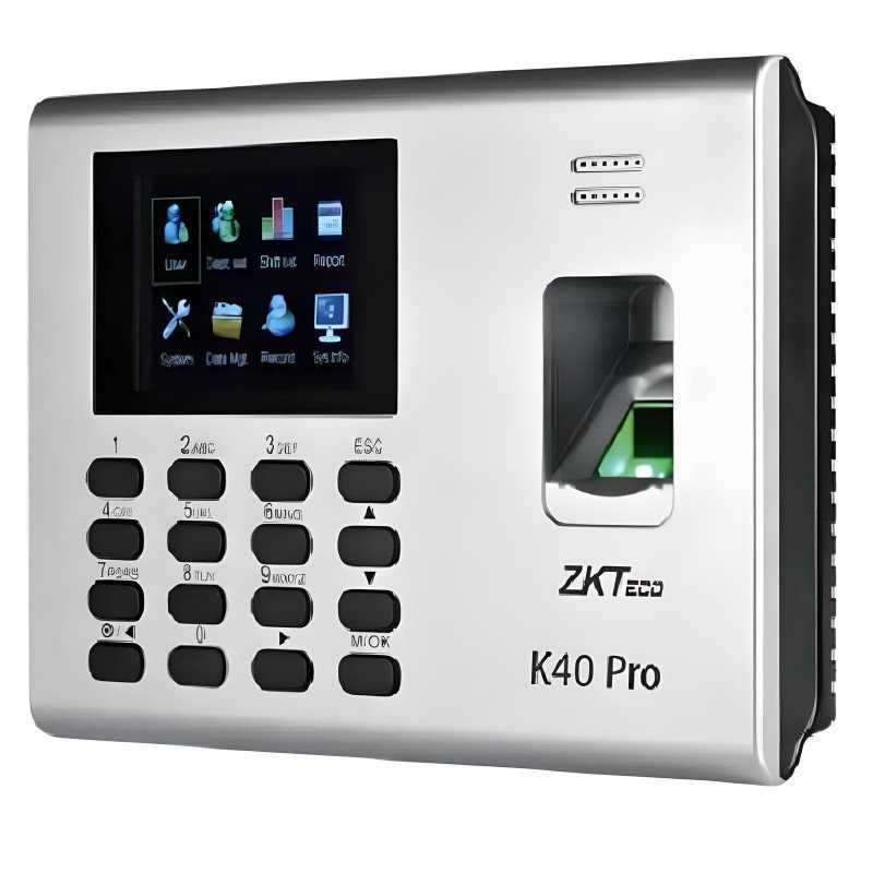 POINTEUSE ET TERMINAL DE GESTION DE TEMPS DE PRESENCE K40 PRO ZKTeco