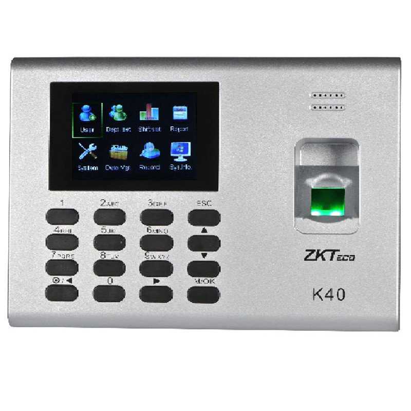 POINTEUSE ET TERMINAL DE GESTION DE TEMPS DE PRESENCE K40 PRO ZKTeco