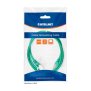 CABLE RESEAU INTELLINET CAT6A S/FTP RJ45 1M - VERT