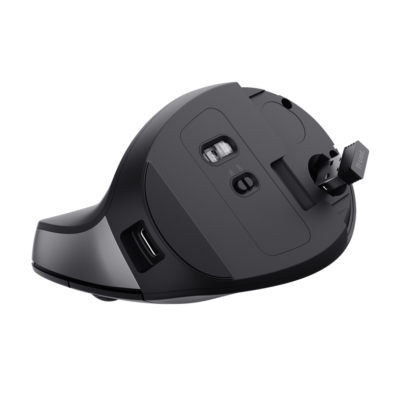 SOURIS SANS FIL TRUST BAYO II ERGONOMIQUE - NOIR