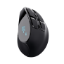 SOURIS SANS FIL TRUST VOXX ERGONOMIQUE RECHARGEABLE AVEC AFFICHAGE - NOIR