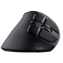SOURIS SANS FIL TRUST VOXX ERGONOMIQUE RECHARGEABLE AVEC AFFICHAGE - NOIR