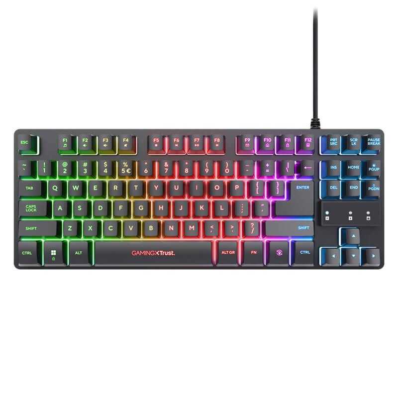 CLAVIER GAMING TRUST GXT 833 THADO TKL - NOIR