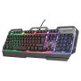 CLAVIER GAMING METALLIQUE TRUST GXT 856 TORAC - NOIR