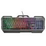 CLAVIER GAMING METALLIQUE TRUST GXT 856 TORAC - NOIR
