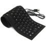 CLAVIER FLEXIBLE EN SILICONE USB - NOIR