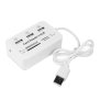 HUB USB COMBO 3 PORTS + LECTEUR DE CARTES - BLANC