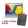 PC PORTABLE GAMER ASUS VIVOBOOK 16X I5-13420H 16GO 512SSD RTX30504GO W11 16" WUXGA SILVER+ SAC A DOS