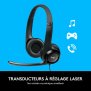 CASQUE-MICRO USB LOGITECH H390 - NOIR