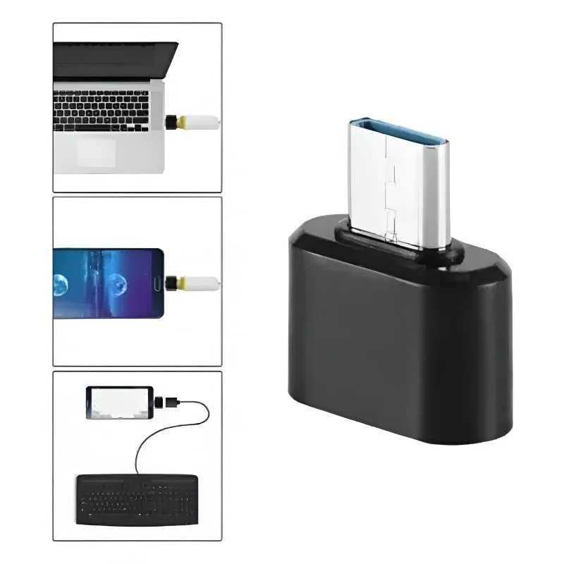 Adaptateur OTG USB Type C Vers USB - NOIR