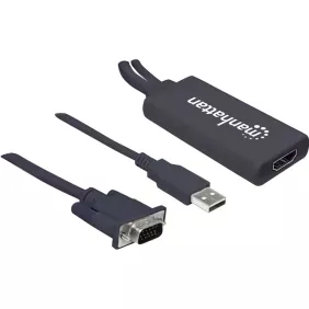 CONVERTISSEUR MANHATTAN VGA ET USB VERS HDMI