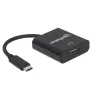 ADAPTATEUR MANHATTAN 4K USB-C VERS HDMI NOIR