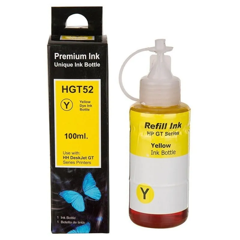 BOUTEILLE D'ENCRE HP HGT52 100 ML YELLOW