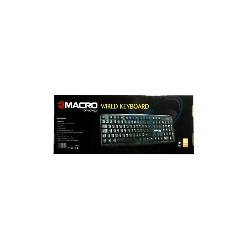 CLAVIER SIMPLE MACRO USB - NOIR