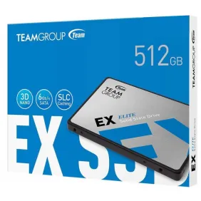 DISQUE SSD TEAMGROUP EX2 512 GO