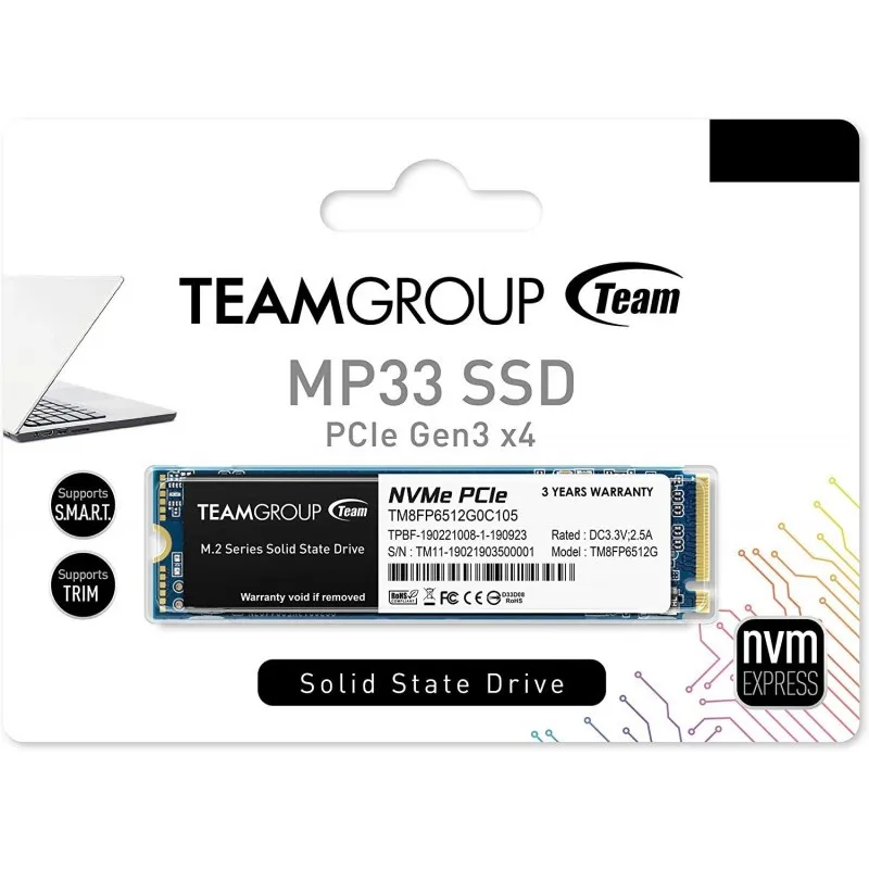 Disque Dur SSD Interne 1 to M.2 PCIe NVMe ordinateur de bureau pc portable  MSI