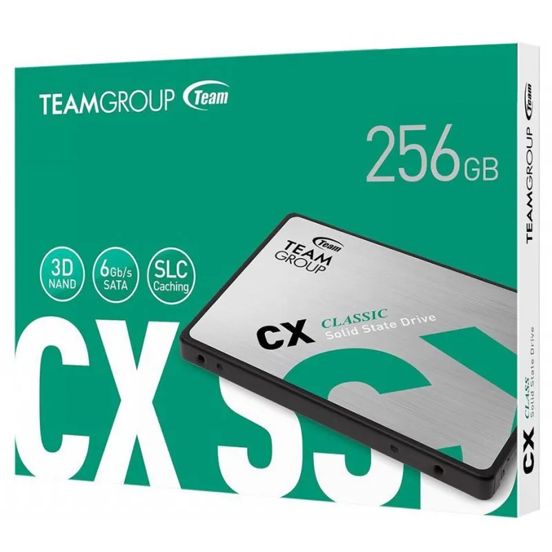 DISQUE DUR SSD TEAM GROUP CX2 256 Go
