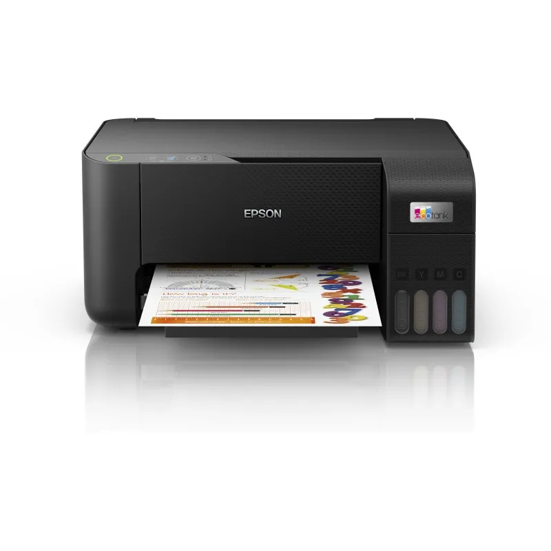 IMPRIMANTE À RÉSERVOIR INTÉGRÉ EPSON ECOTANK L3210 3EN1 COULEUR - NOIR