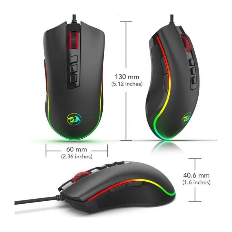 SOURIS GAMER FILAIRE REDRAGON COBRA M711